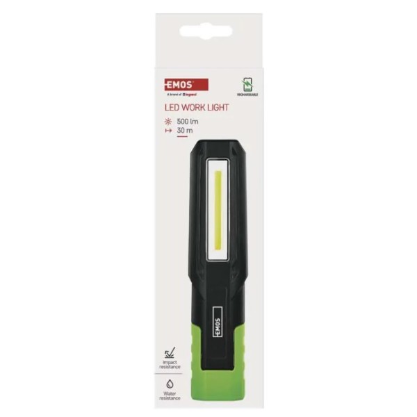 Фото - Фонарь аккумуляторный EMOS P4546 500Lm Li-Ion 2000 mAh, ручн.пласт.